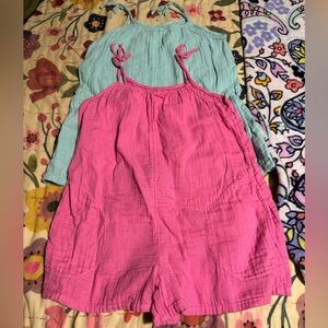 Old Navy Girls Rompers Lot of 2 ~ L